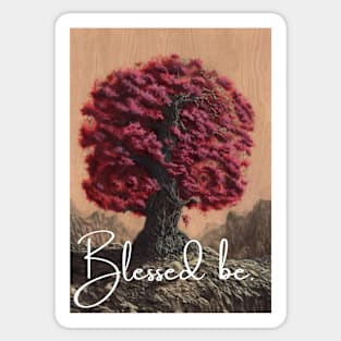 Blessed be. wicca Sticker